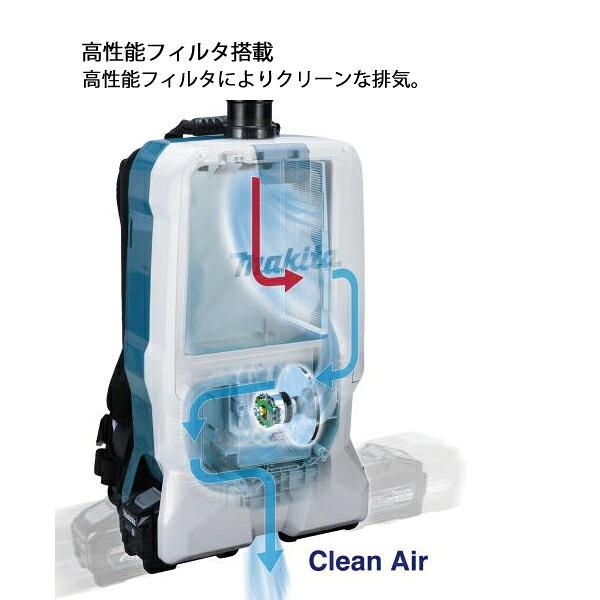 マキタ 40Vmax 充電式背負クリーナ 6L 本体のみ VC011GZ 商品画像6：ニッチ・リッチ・キャッチKaago店