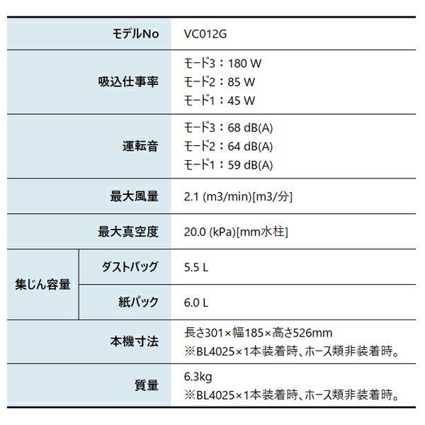 マキタ 40Vmax 充電式背負集じん機 6L 本体のみ VC012GZ 商品画像2：ニッチ・リッチ・キャッチKaago店