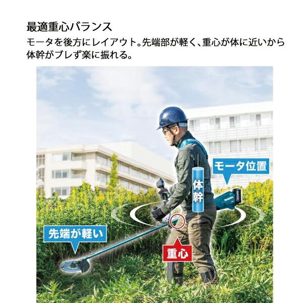 マキタ 40Vmax 充電式草刈機 Uハンドル バッテリー ・充電器付き MUR015GWA 商品画像7：ニッチ・リッチ・キャッチKaago店