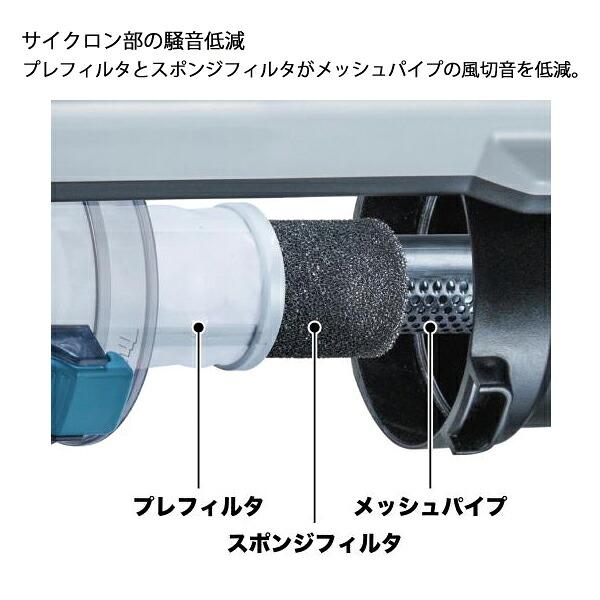 マキタ 40Vmax 充電式クリーナ 電動回転ブラシ搭載 バッテリー ・充電器付き CL004GRD W 白 商品画像9：ニッチ・リッチ・キャッチKaago店