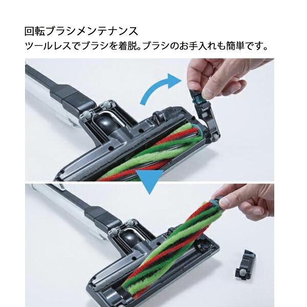 マキタ 40Vmax 充電式クリーナ 電動回転ブラシ搭載 本体のみ CL004GZ W 白 商品画像7：ニッチ・リッチ・キャッチKaago店