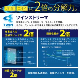 ダイキン 除湿・加湿空気清浄機 うるるとさらら MCZ70X-T ビターブラウン ダイキン うるるとさらら空気清浄機 ビターブラウン MCZ70X-Tの