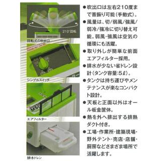 ワキタ MEIHO スポットクーラー MSC25Lの通販なら: ニッチ・リッチ