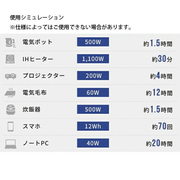 アースパワー ポータブル電源 EL960i EL0960I-A01 商品画像4：ニッチ・リッチ・キャッチKaago店