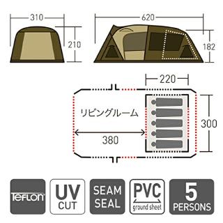 オガワキャンパル ティエラ ラルゴ 5人用ロッジドーム 2760の通販なら