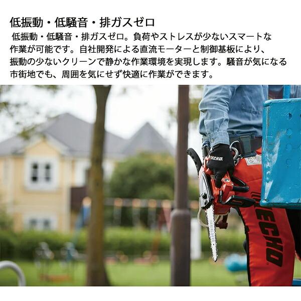 エコー 50V トップハンドルソー25cmスプロケット 1Pバッテリー ・充電器付き BCS510T-25SCG 商品画像4：ニッチ・リッチ・キャッチKaago店