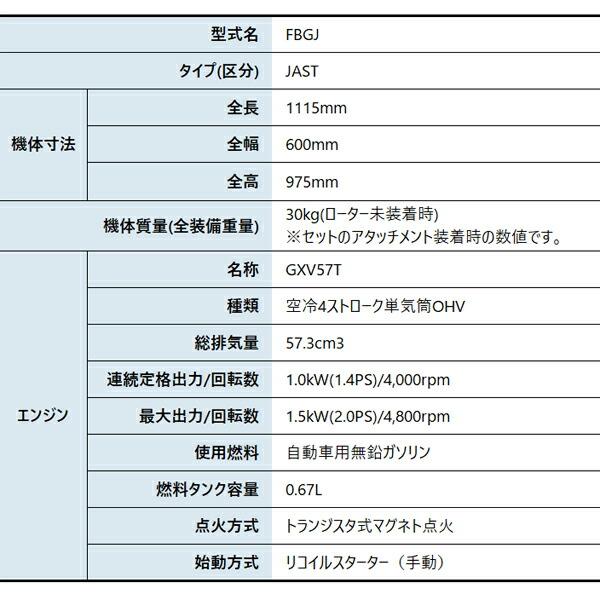 ホンダ 耕うん機 こまめ F220 ニュースターローターDX付 F220K2JAST F220 JAST 耕運機 耕耘機 商品画像2：ニッチ・リッチ・キャッチKaago店
