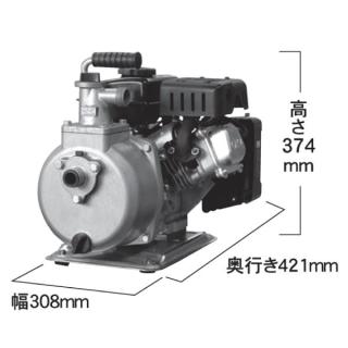 工進 4サイクルエンジン ハイデルスポンプ 25mm SEV-25FG 0129260の 