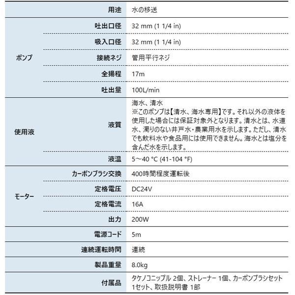 工進 海水用モーターポンプ FS-3224S 0148606 商品画像2：ニッチ・リッチ・キャッチKaago店