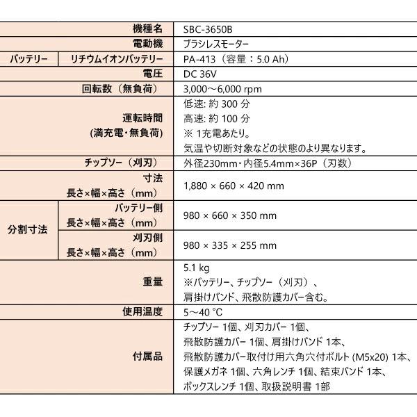 工進 36V 充電式草刈機 U字ハンドル SBC-3650B バッテリー・充電器付き 0568613 商品画像2：ニッチ・リッチ・キャッチKaago店