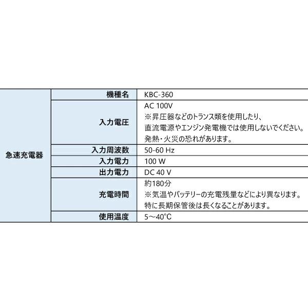 工進 36V 充電式草刈機 U字ハンドル SBC-3650B バッテリー・充電器付き 0568613 商品画像3：ニッチ・リッチ・キャッチKaago店