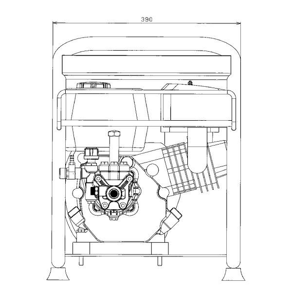 工進 エンジン式高圧洗浄機 JCE-1408U 0598562 商品画像2：ニッチ・リッチ・キャッチKaago店