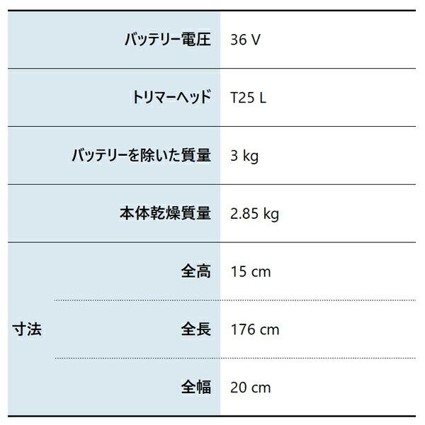 ゼノア バッテリー刈払機 BTR250PL ループハンドル 本体のみ 967685202 商品画像2：ニッチ・リッチ・キャッチKaago店