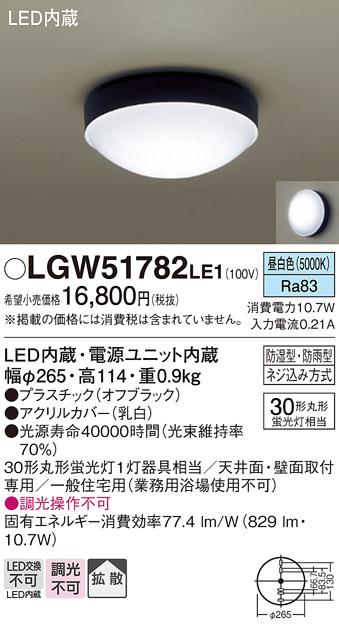 Panasonic LGW51708YCF1 通販