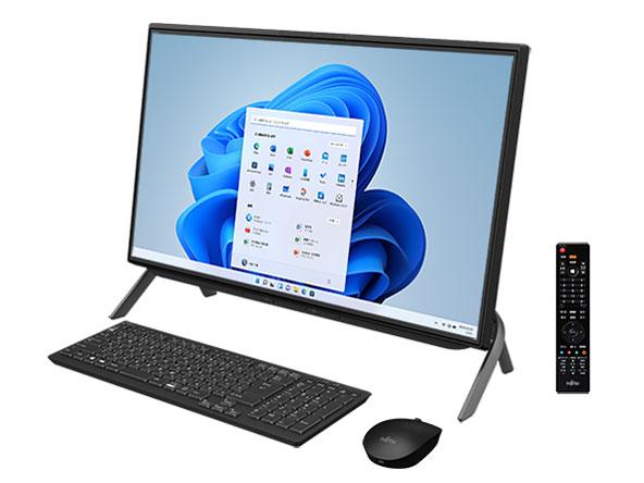 量販店展示品 富士通(FUJITSU) デスクトップパソコン 富士通 FMV ESPRIMO FH77/G3 FMVF77G3B/Core i7/16GB/HDD：1TB/SSD：256GB/23.8 型/Office 2021/：EC－TOPショップ