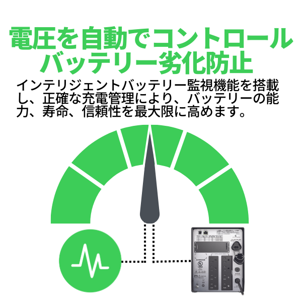 SMT1500J　APC 無停電電源装置 UPS ラインインタラクティブ給電 正弦波 1500VA/980W 商品画像6：オフィス・モア Online Shop Kaago店