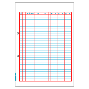 ヒサゴ GB2100 元帳 A4タテ 2穴 500枚入り