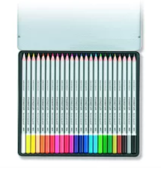 STAEDTLER（ステッドラー）カラト アクェレル　125 水彩色鉛筆　24色セット 商品画像2：オフィスワン.com
