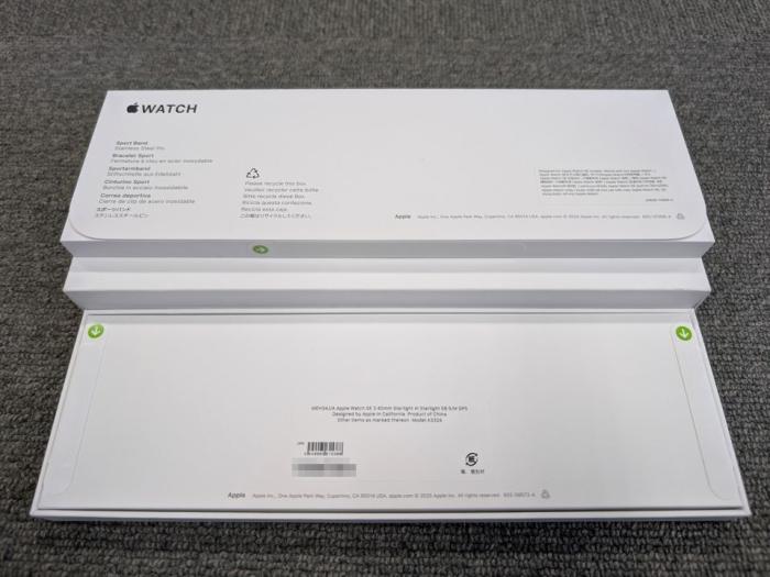 Apple Watch SE 3 GPSモデル 40mm MEH34J/A [スターライトスポーツバンド S/M]【アウトレット 状態 S】 商品画像4：パニカウ