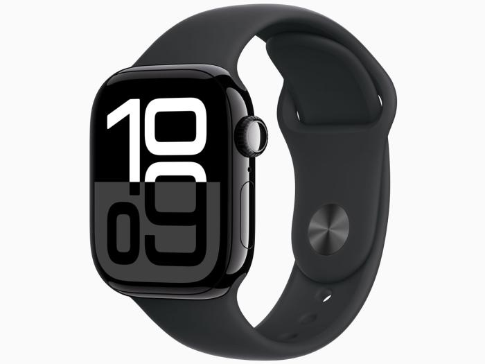 Apple Watch Series 10 GPSモデル 42mm MWWE3J/A [ジェットブラック・ブラッ･･･