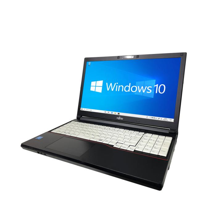 富士通 A574/M 中古パソコン ノートパソコン Microsoft Office 2019搭載 Windows10 第2世代 Celeron メモリ4GB HDD320GB Webカメラ DVD-ROM USB無線LAN 商品画像1：パソコン専門店PC-Boom