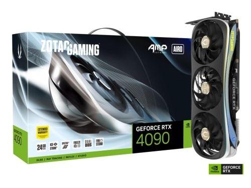 ZOTAC GAMING GeForce RTX 4090 AMP Extreme AIRO ZT-D40900B-10P [PCIExp 24GB] 商品画像1：PC-IDEA Plus