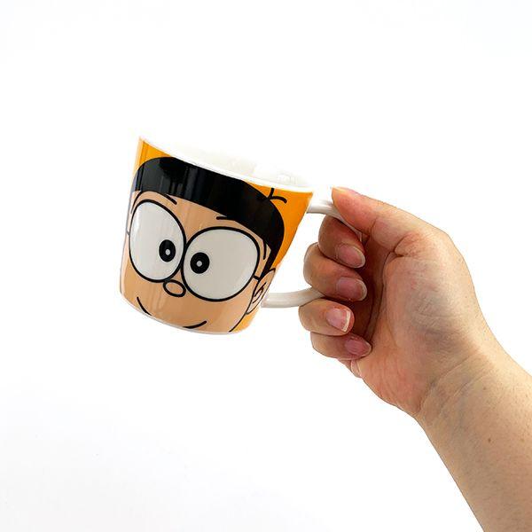 ドラえもん-のび太-フェイスマグ--M-オレンジ-マグカップ-休憩-ホット-食器 商品画像5：キャラグッズPERFECT WORLD TOKYO