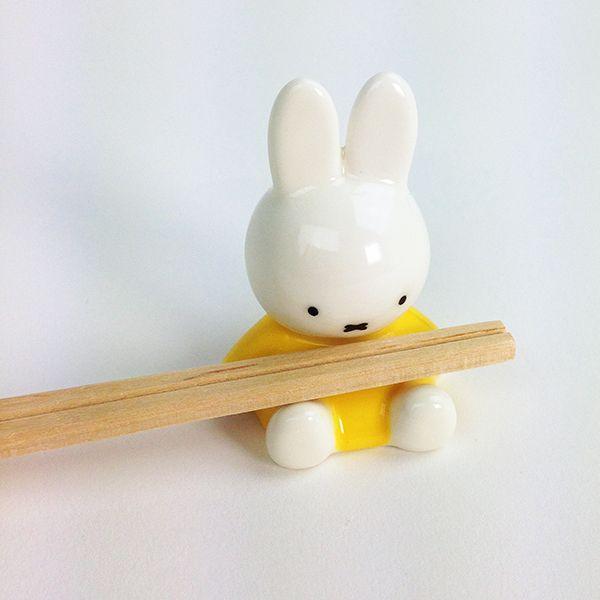 MIFFY-ミッフィー-ミッフィー立体箸置き-箸置き-イエロー-グッズ-食器 商品画像5：キャラグッズPERFECT WORLD TOKYO
