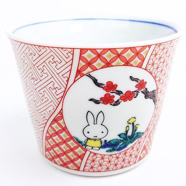 MIFFY-ミッフィー-ミッフィー九谷焼コレクション--蕎麦猪口-赤絵--グッズ-九谷焼-コップ-グラス 商品画像2：キャラグッズPERFECT WORLD TOKYO