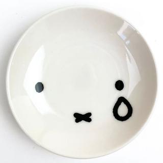 miffy-ミッフィー-シンプルフェイス ミニプレート クライ-醤油皿 miffy-ミッフィー-シンプルフェイス ミニプレート クライ-醤油皿