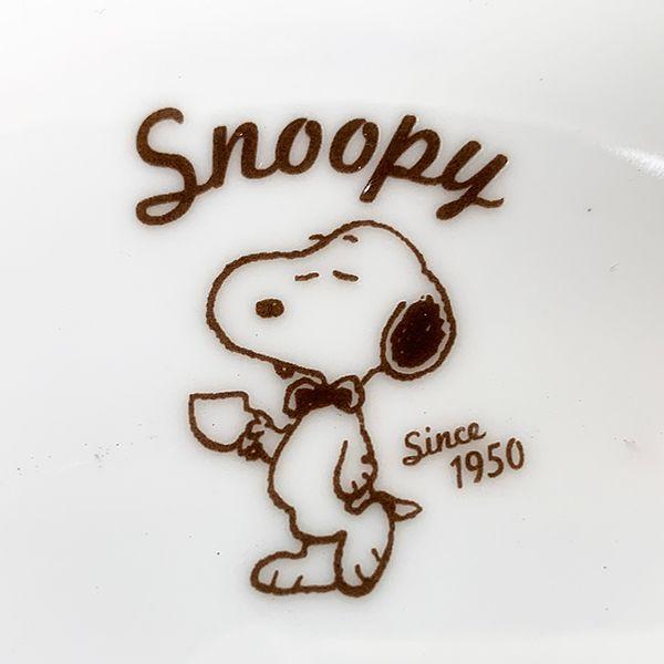 スヌーピー-カップ＆ソーサー-スヌーピーカフェタイム-洋食器-食器-マグカップ-カフェ-SNOOPY-ランチ-白-グッズ 商品画像5：キャラグッズPERFECT WORLD TOKYO