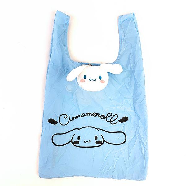 シナモロール-シナモン-ぬいぐるみエコバッグ-エコバッグ-ホワイト-　-　 商品画像1：キャラグッズPERFECT WORLD TOKYO