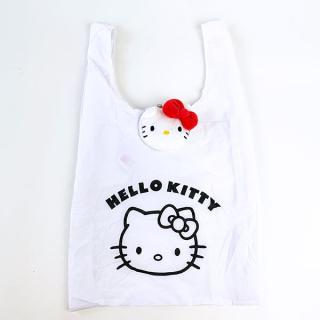 ハローキティ-キティ-ぬいぐるみエコバッグ-エコバッグ-ホワイト