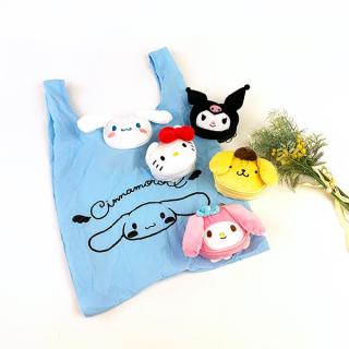 マイメロディ-マイメロ-ぬいぐるみエコバッグ-エコバッグ-ピンク