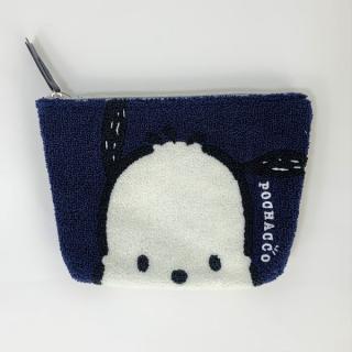 サンリオ-ポチャッコ-サガラポーチ NV-小物入れ ポーチ-ネイビー