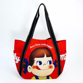ペコちゃん-バルーントート-バッグ-旅行-学校-赤の通販なら