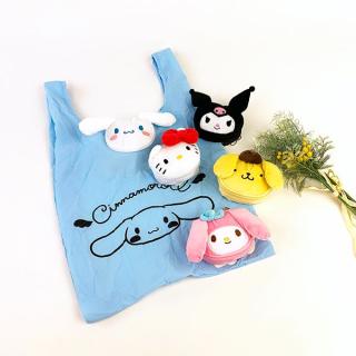 ポムポムプリン ぬいぐるみとトートバッグセット ポムポムプリン-プリン-ぬいぐるみエコバッグ-エコバッグ