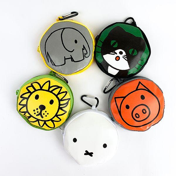 ミッフィー-MIFFY-ブタ-miffy-ポケッタブルトートバッグ-ブタ-エコバッグコンパクト-収納-お出かけ-買い物-トート-グレー 商品画像11：キャラグッズPERFECT WORLD TOKYO