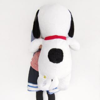 スヌーピー-ぬいぐるみ-3L-黒-ハグハグの通販なら: キャラグッズ