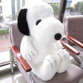 スヌーピー-ぬいぐるみ-3L-黒-ハグハグの通販なら: キャラグッズ