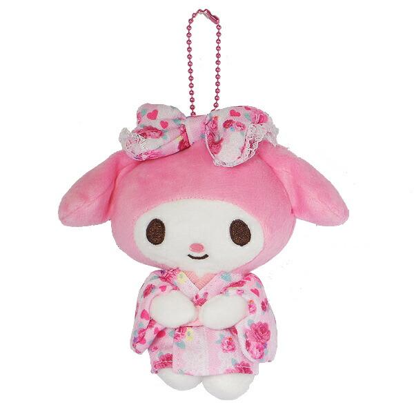 マイメロディ-マスコット-(ぬいぐるみ)-ピンク-立ち-カワイイジャパン