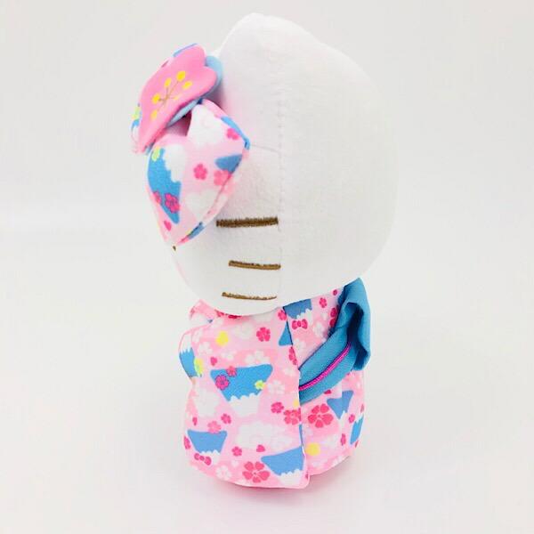 サンリオ-ハローキティ-着物シリーズ-お山着物-立ち-ぬいぐるみ-Sサイズ-グッズ 商品画像4：キャラグッズPERFECT WORLD TOKYO