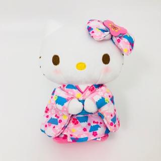 サンリオ-ハローキティ-着物シリーズ-お山着物-立ち-ぬいぐるみ