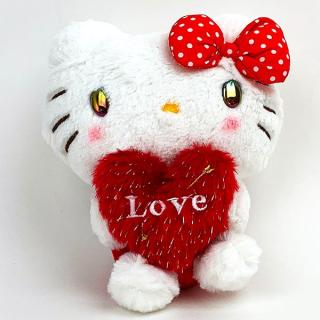サンリオ♡キティちゃん ハート マスコット【激レア】 サンリオ-キティちゃん-ハートキューピッド-ぬいぐるみ-S-グッズ
