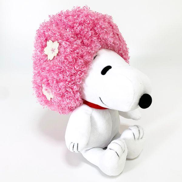 PEANUTS-スヌーピー-SN-アフロ桜-S-インテリア-ぬいぐるみ小-S-グッズ 商品画像4：キャラグッズPERFECT WORLD TOKYO