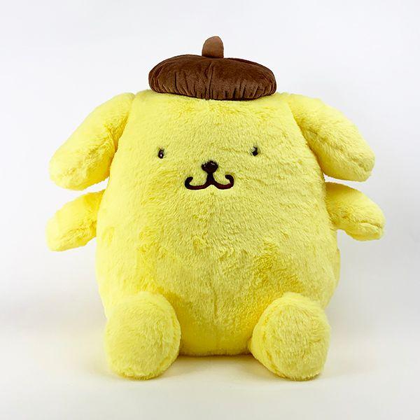 サンリオ-ポムポムプリン-ほわほわ-L-インテリア-ぬいぐるみ大--L-グッズ 商品画像3：キャラグッズPERFECT WORLD TOKYO