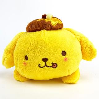 サンリオ-ポムポムプリン-ぬいぐるみS-ふかふか-プリン-グッズの