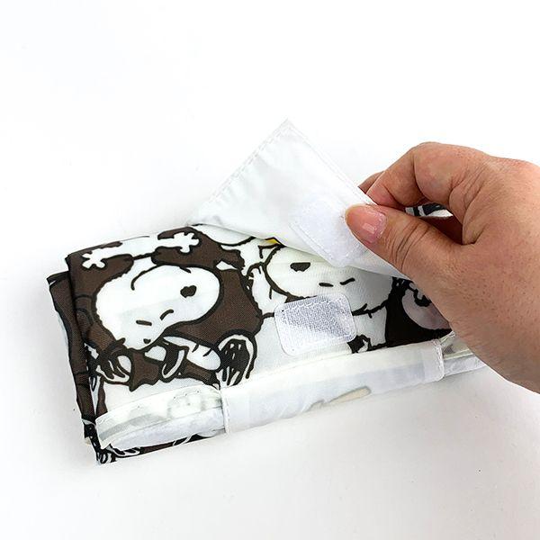 PEANUTS-スヌーピー-マチ付きエコバッグ-エコバッグ-ホワイト 商品画像7：キャラグッズPERFECT WORLD TOKYO