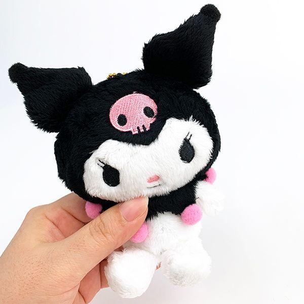 マイメロディ-クロミ-ほわほわ-クロミMC-ぬいぐるみ-マスコット-黒-グッズ 商品画像3：キャラグッズPERFECT WORLD TOKYO