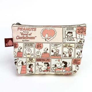 PEANUTS-スヌーピーハートコミック雑貨-SNハートコミック-コスメポーチ